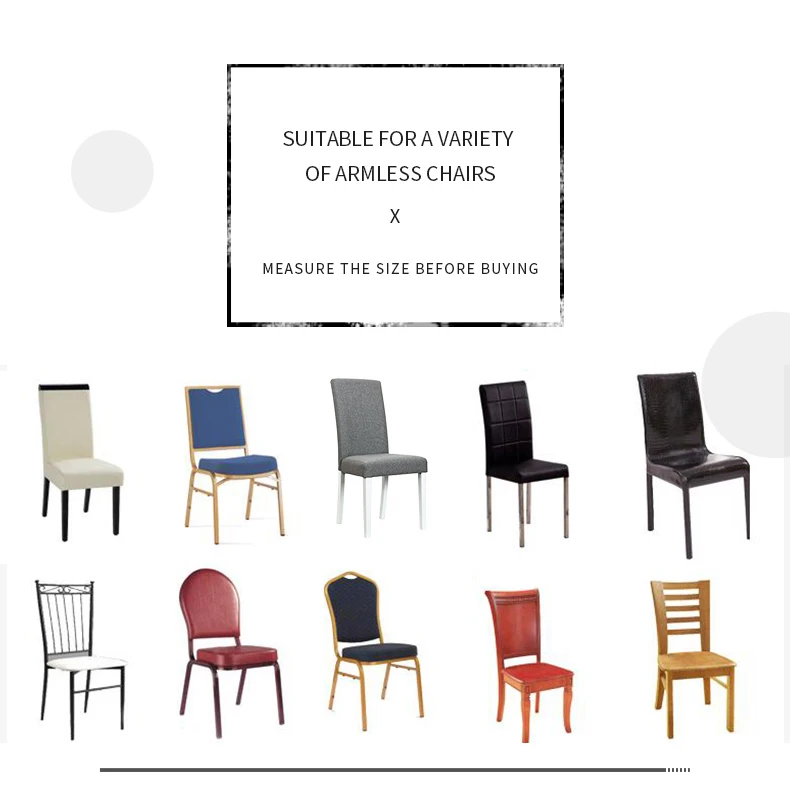 READOR 100pcs Stretch White Chair Slipcover Party Banquet Wedding Spandex Chair Covers for Events