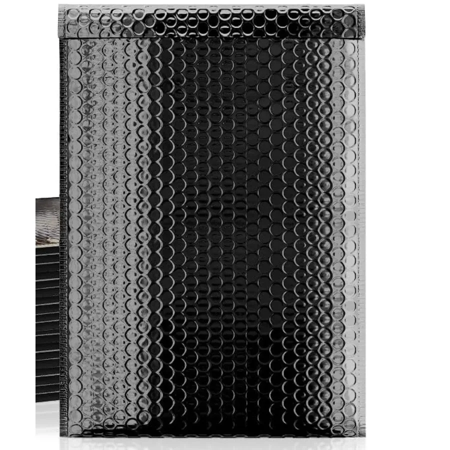 #0 6x10 Inch Glamour Metallic Bubble Mailers Pack of 500 Shiny Padded Envelopes