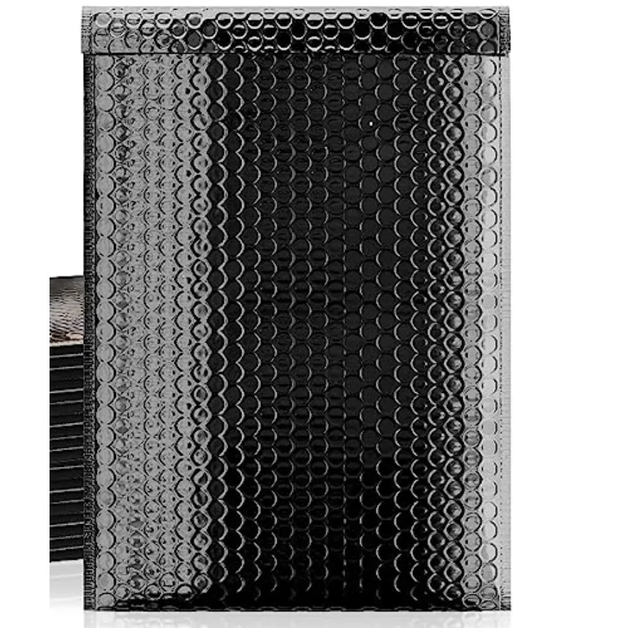 #0 6x10 Inch Glamour Metallic Bubble Mailers Pack of 500 Shiny Padded Envelopes