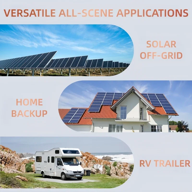 BUKNUWO Smart 12V 100Ah Bluetooth LiFePo4 Lithium Battery Pack 100A BMS For RV Boat Motor Inverter Solar Wind Off-Road Off-grid LiFePO4 Batter