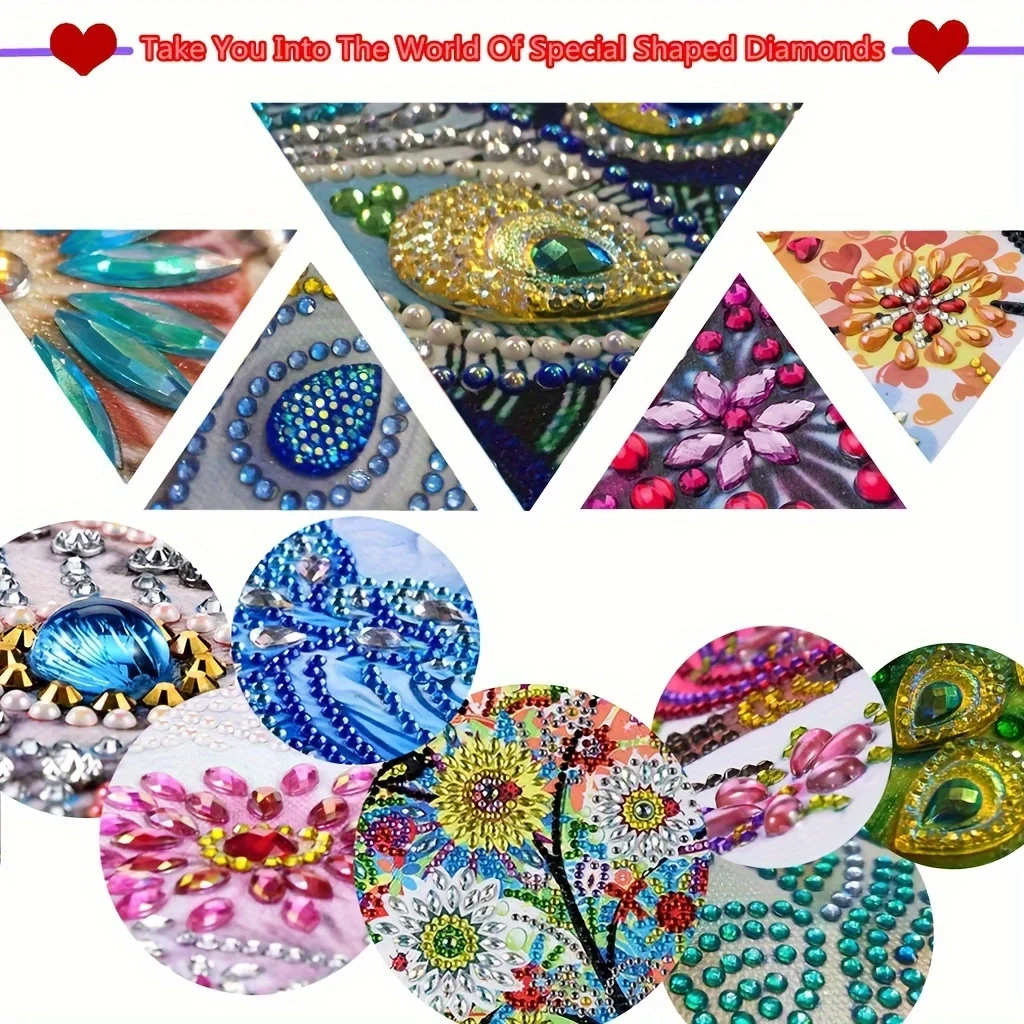 1 Piece Diamond Painting Set, Tissue Box, Butterfly Pattern, Wooden Material, Suitable for Living Room, Bedroom Desktop Placement
