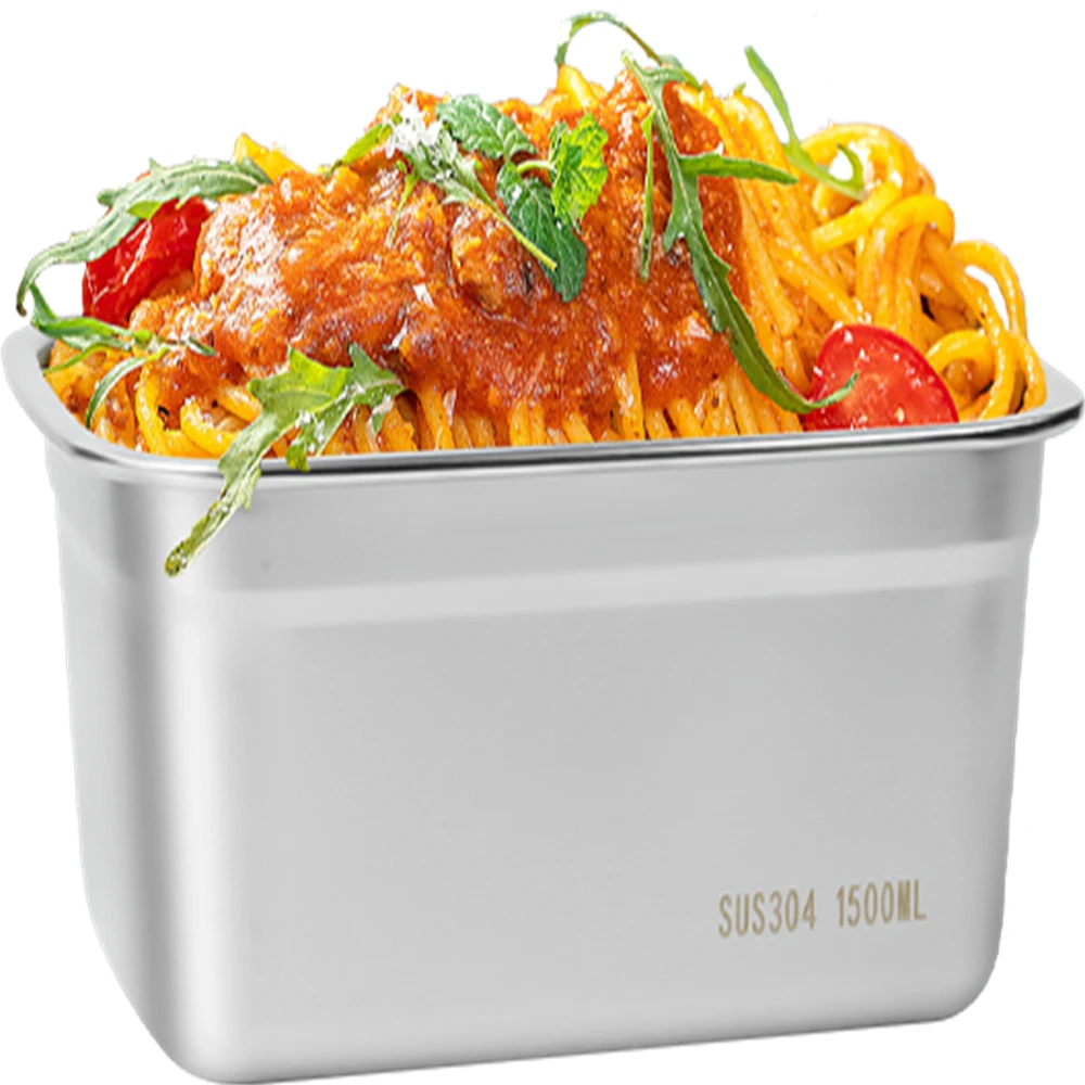 1.5L Cordless Electric Heated Lunch Box 18000mAh Rechargeable Battery 60W Food Warmer with Timer 304 Stainless Steel Container Portable Thermal Lunch Box For Work Travel Office