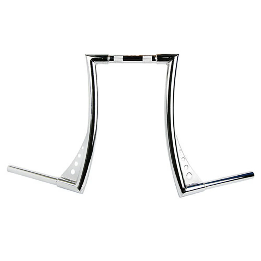 Motorcycle Handlebars 1 1/4" Ape Hangers 12" Rise Batwing Handle Bar For Harley Davidson Softail FLST FXST Sportster XL Dyna Road King Chrome