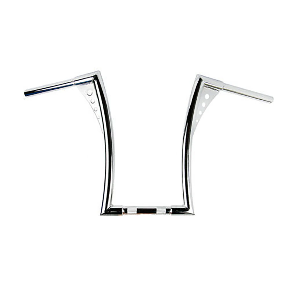 Motorcycle Handlebars 1 1/4" Ape Hangers 12" Rise Batwing Handle Bar For Harley Davidson Softail FLST FXST Sportster XL Dyna Road King Chrome