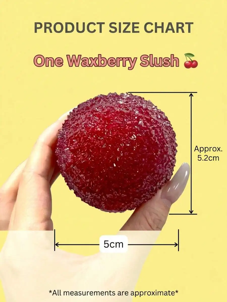 Waxberry Maltose Squishy Toy, Realistic Fruit Slow Rising Squeeze Toy, Fluffy Soft Elastic Stress Relief Fidget Toy, Viral Mood