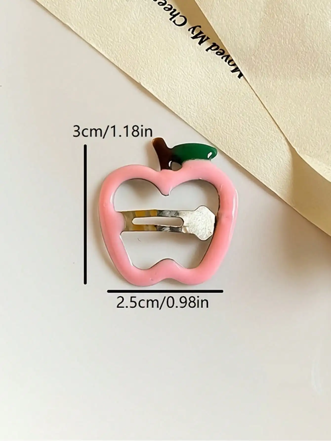 10Pcs Summer Drip Oil Fruit BB Hair Clips for Girls, Cute Side Barrettes with Apple, Cherry, Strawberry, Random Styles Shipped