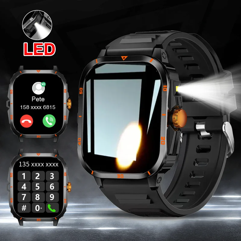 New Full-Touch High-Definition Men'S and Women'S Sports Smartwatch Features ,Wireless Dialing, Answering Calls, Motion Tracking, Music Control. Suitable for Android & Iphone,Christmas/New Year/Birthday Watch Gifts