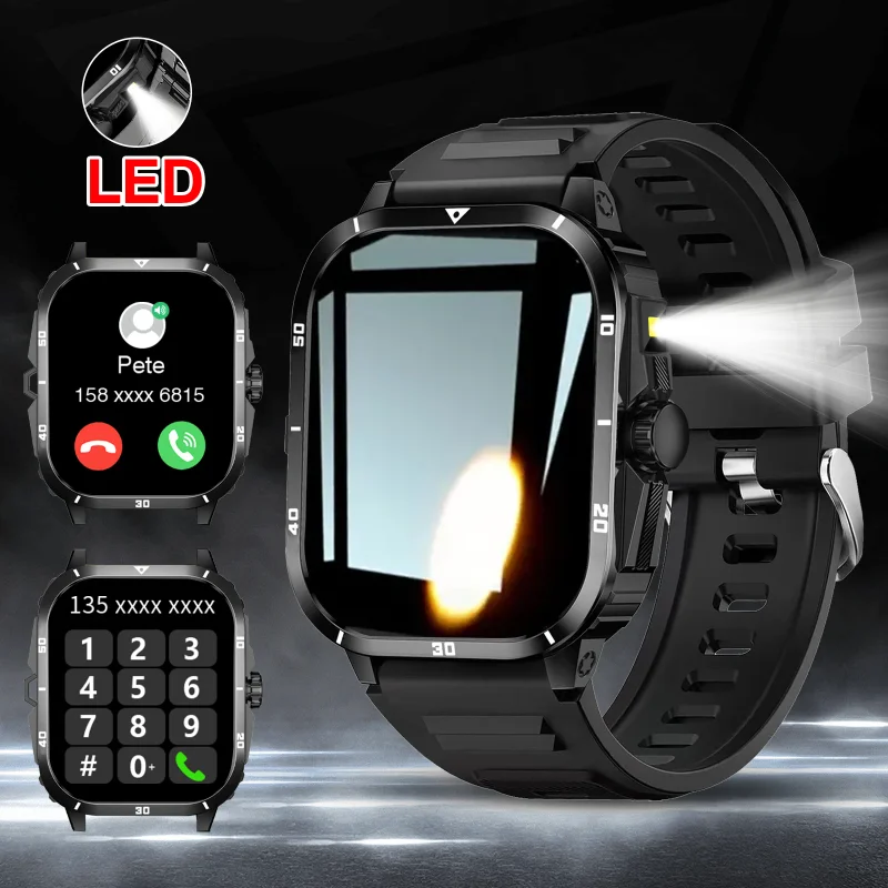 New Full-Touch High-Definition Men'S and Women'S Sports Smartwatch Features ,Wireless Dialing, Answering Calls, Motion Tracking, Music Control. Suitable for Android & Iphone,Christmas/New Year/Birthday Watch Gifts