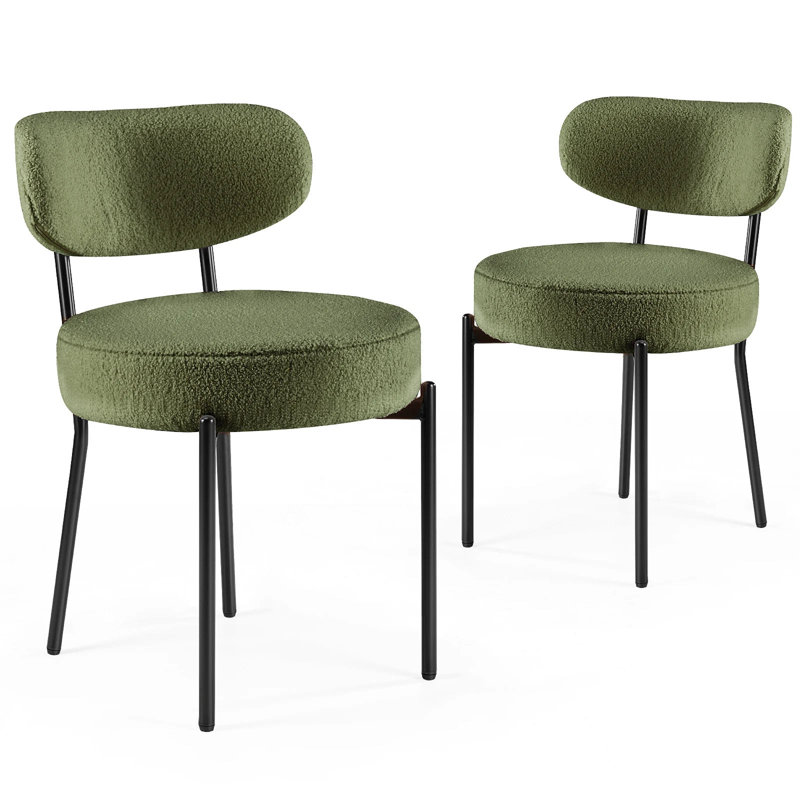 MCQ Modern Plush Ergonomic Office Chair Metal Frame Soft Cushion Lumbar Support High Backrest Heavy Capacity For Office