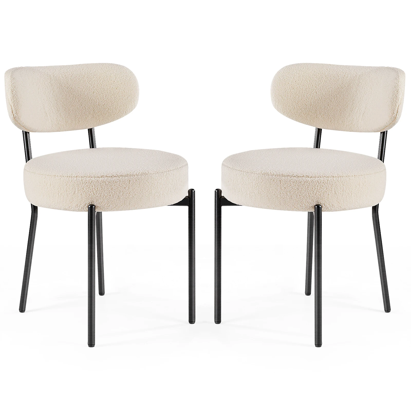 MCQ Modern Plush Ergonomic Office Chair Metal Frame Soft Cushion Lumbar Support High Backrest Heavy Capacity For Office