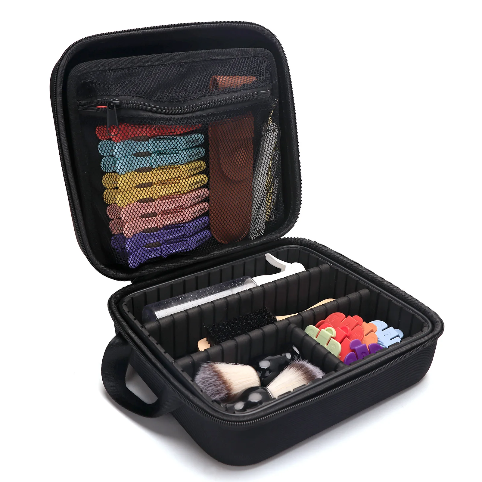 1pcs Portable Barbershop Hairdress Tools Storage Bag Scissors Clips Comb Case Waterproof Salon Makeup Handbag for Travel Barber