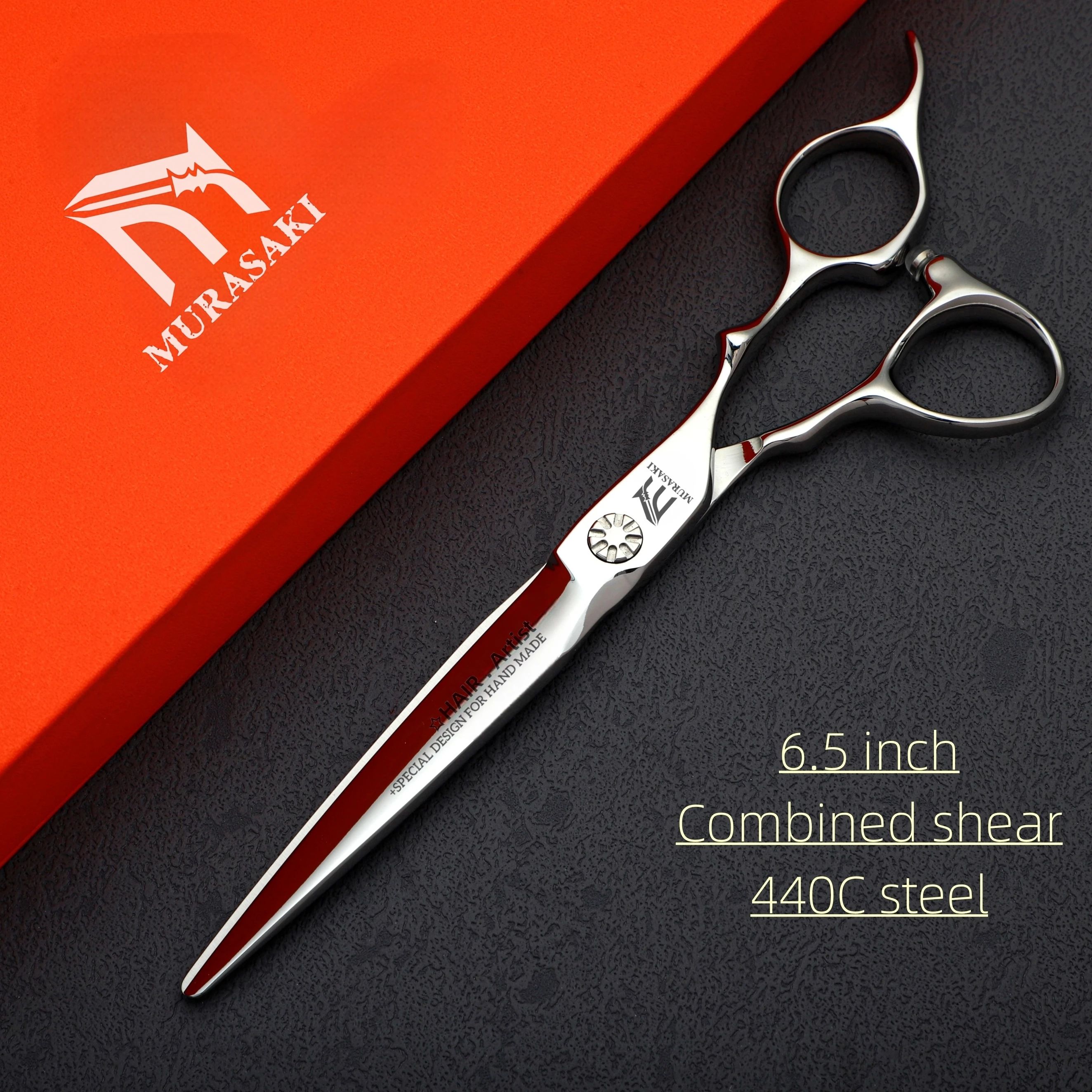 Professional Hairdressing Scissors,Hitahi 440C Steel Thinning Shears,Set of 6.0-6.5 Inches Hair Cutting Tools,Sharp and Durable
