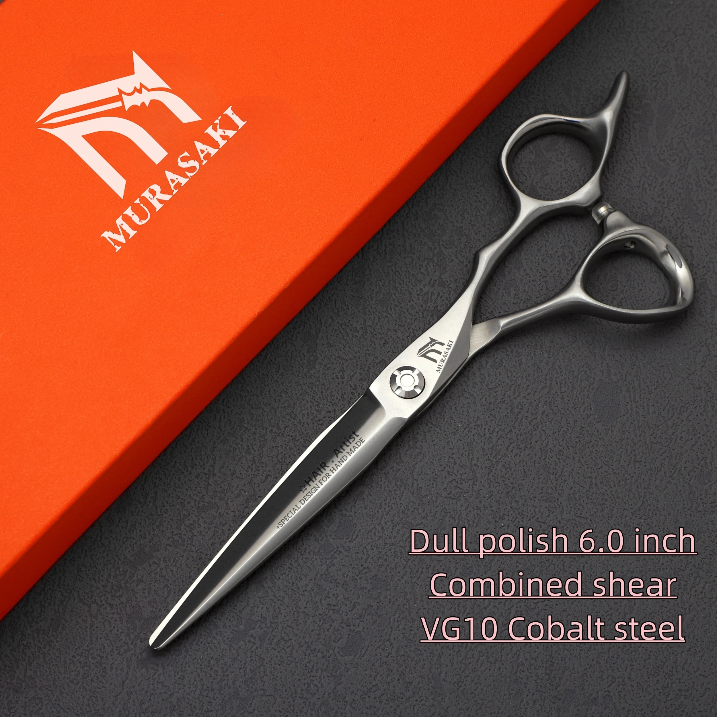 Professional Hairdressing Scissors,Hitahi 440C Steel Thinning Shears,Set of 6.0-6.5 Inches Hair Cutting Tools,Sharp and Durable