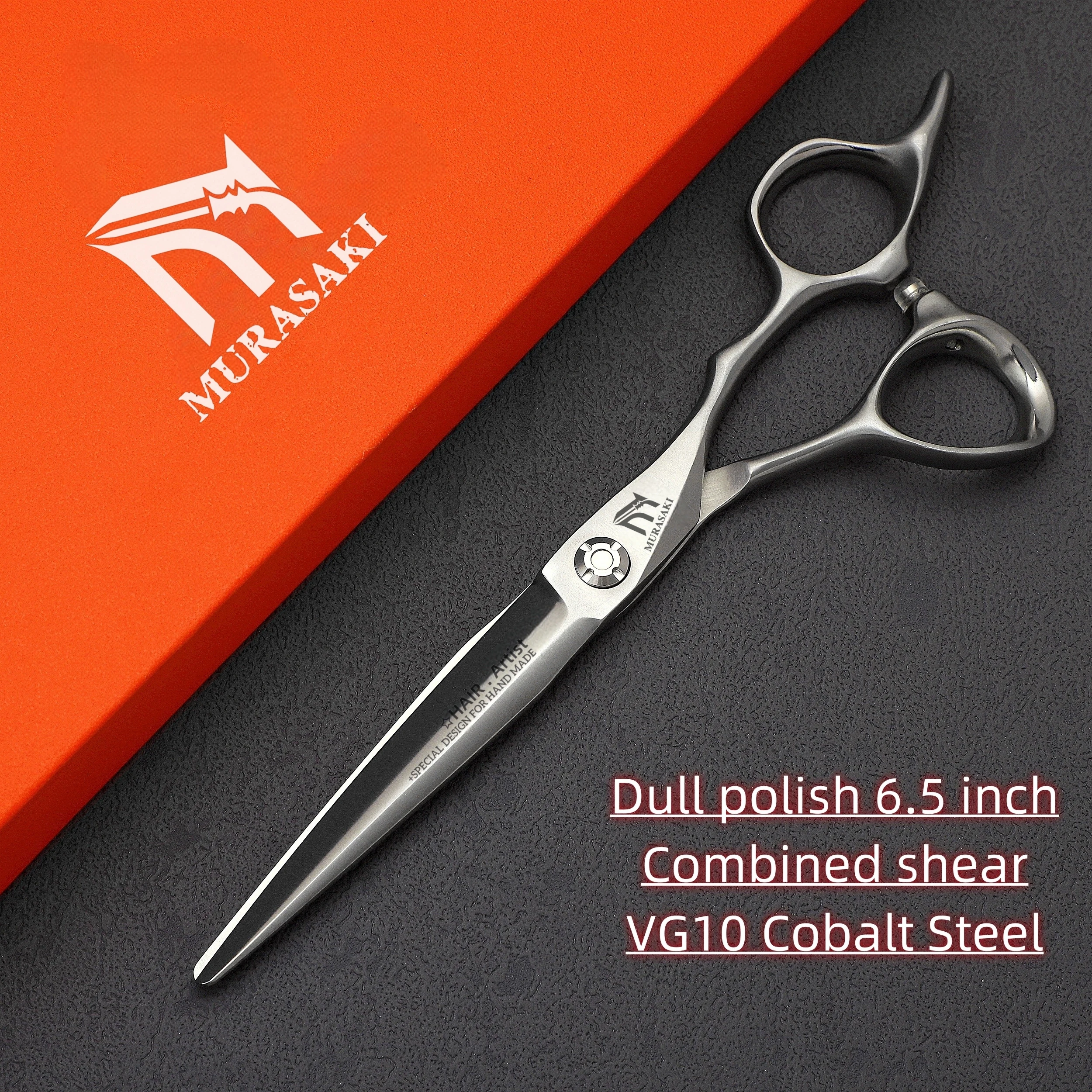 Professional Hairdressing Scissors,Hitahi 440C Steel Thinning Shears,Set of 6.0-6.5 Inches Hair Cutting Tools,Sharp and Durable