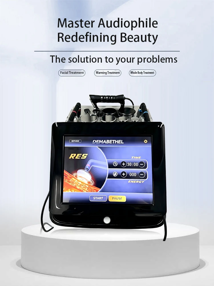 448kHz Multipolar RF Skin Tightening Body Slimming Machine Physio Therapy Machine Body Massager Rehabilitation Equipment