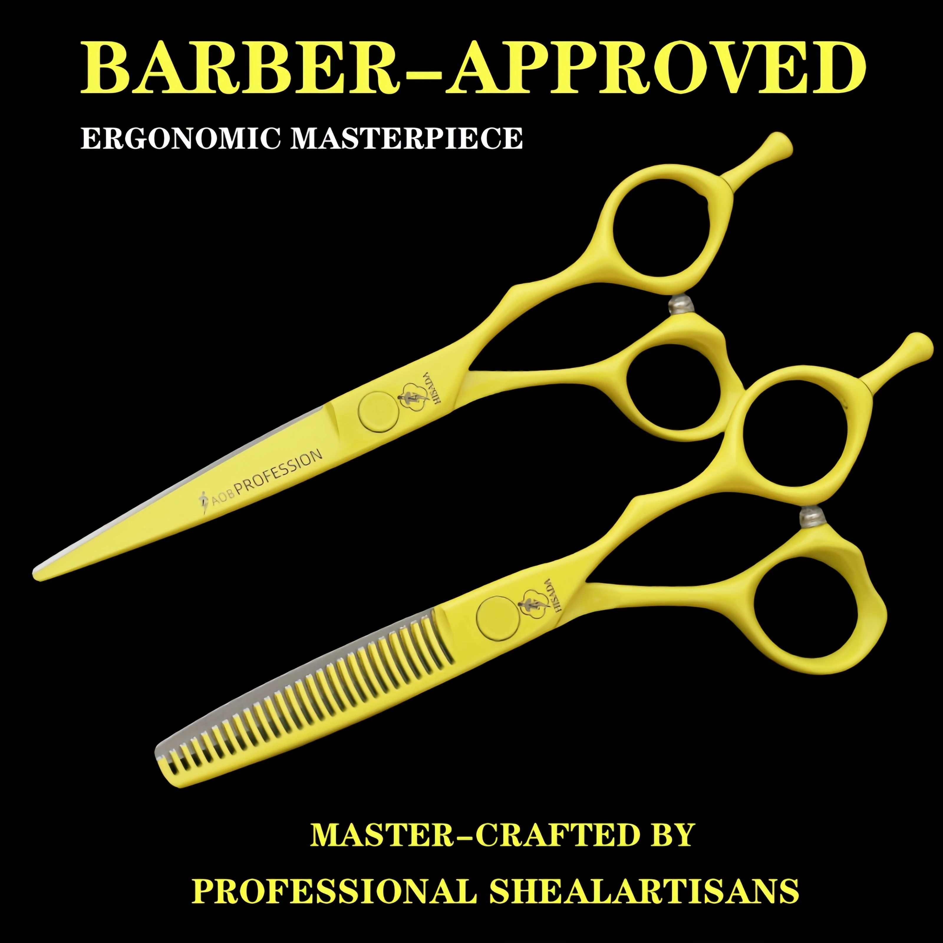 HISADA Professional Scissors Tijeras Peluquería Profesional 5.5、6.0、6.5 Inch Handmade in Japan VG10 Material Haircut Scissors