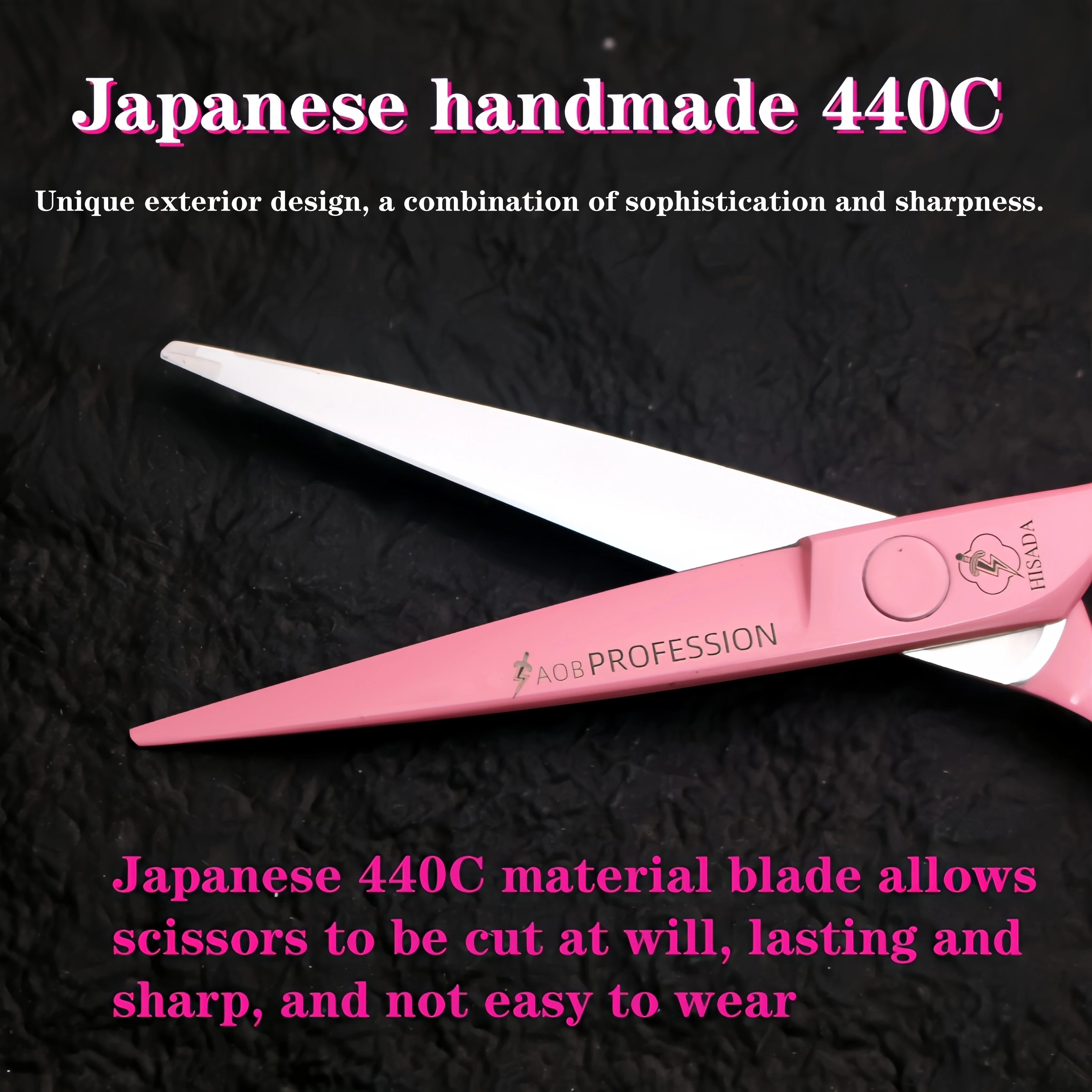 HISADA Professional Scissors Tijeras Peluquería Profesional 5.5、6.0、6.5 Inch Handmade in Japan VG10 Material Haircut Scissors