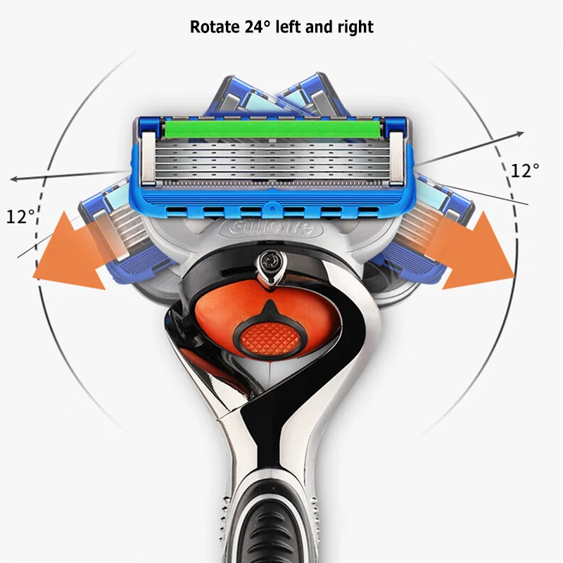 Gillette Fusion 5 Proglide Power Razor for Man Manual Shaver Flexball Beard Precision Clean Safety Straight Shaving Machine