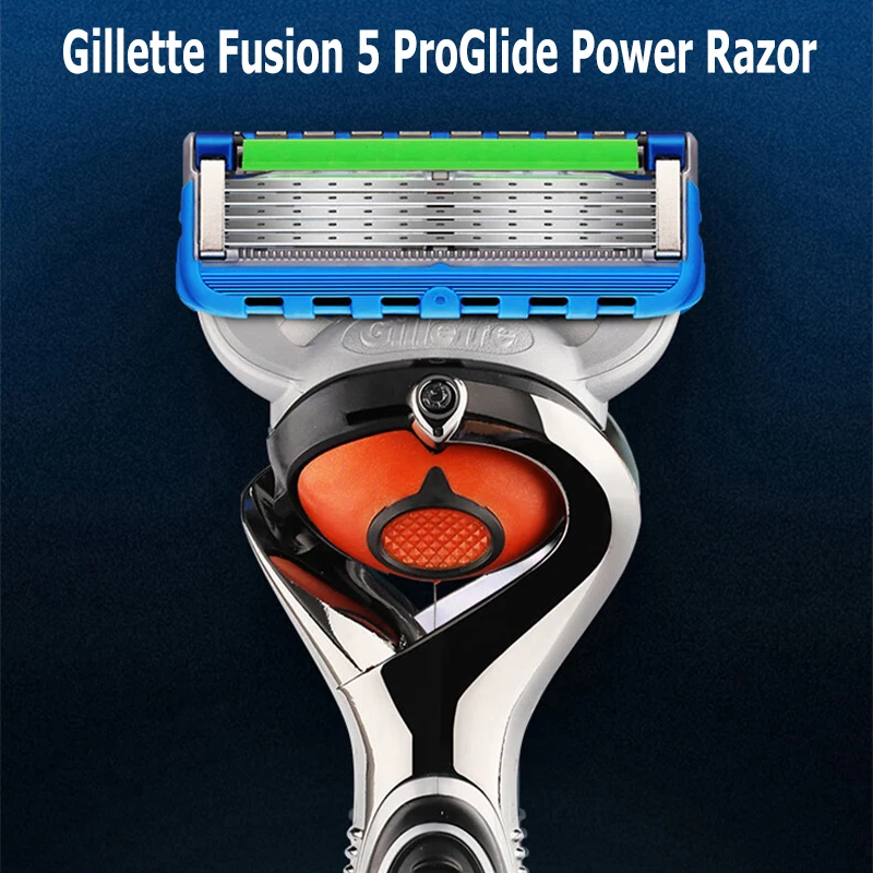 Gillette Fusion 5 Proglide Power Razor for Man Manual Shaver Flexball Beard Precision Clean Safety Straight Shaving Machine