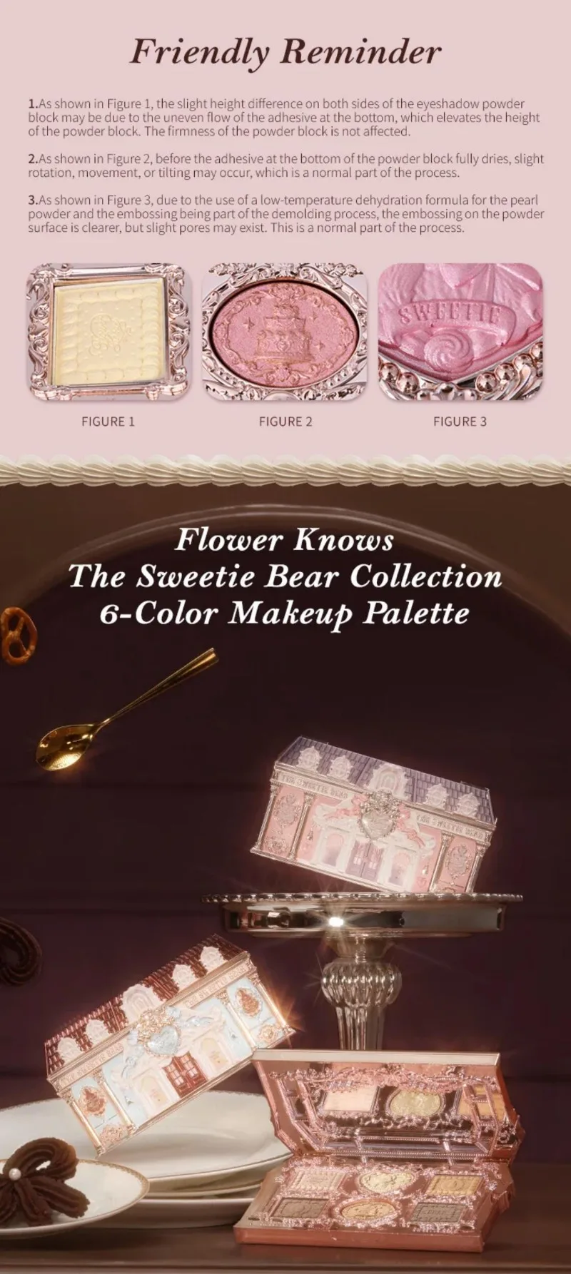 Flower Knows Makeup Little Angel Collection Nine-Color Eyeshadow Palette Delicate Matte Glow Shimmer Shadow Palette Warm Neutral
