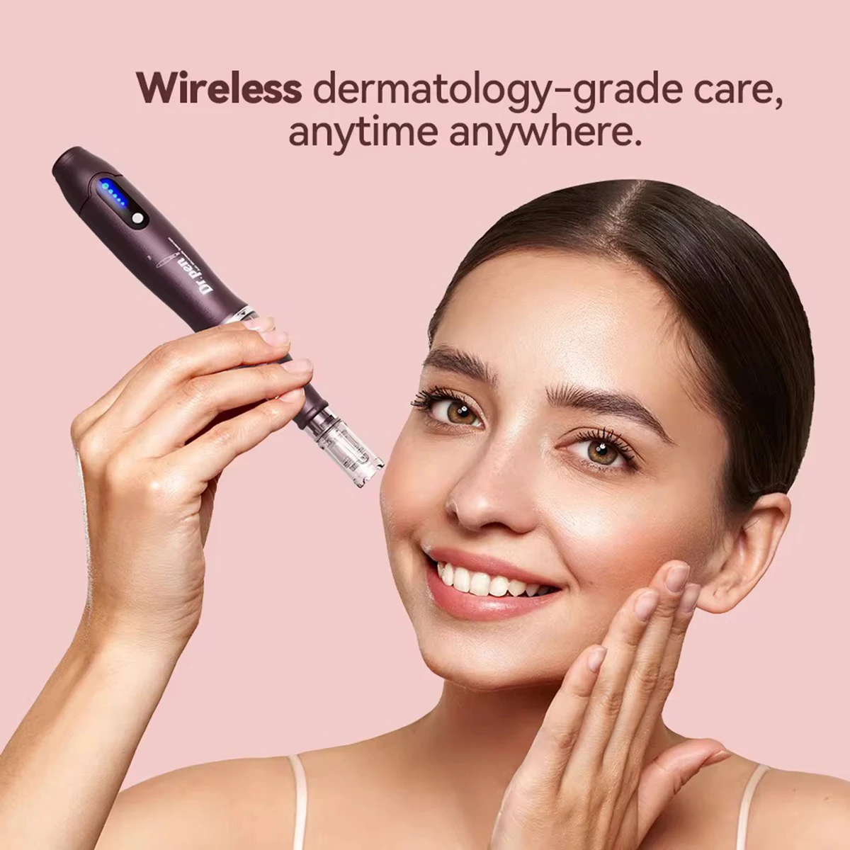 Original Dr Pen A10 Wireless With 2 Cartridges Microneedling Pen Needle length 0.25 mm