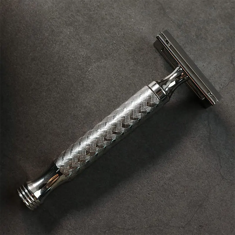 CNC 316L Stainless Steel Men's Manual Shaver Classic Double Edge Safety Razor