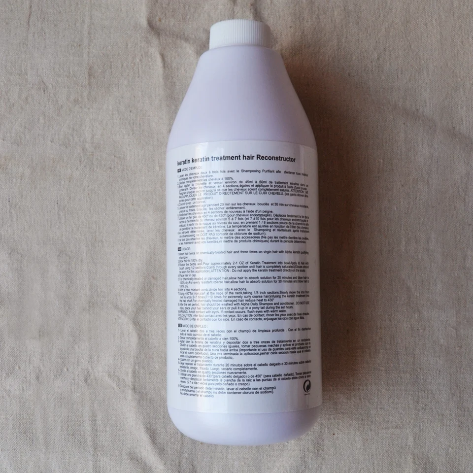 PURC Brazilian Keratin Hair Treatment Smoothing Straightening Repair Damaged Hair Keratin Professional Hair Care Products