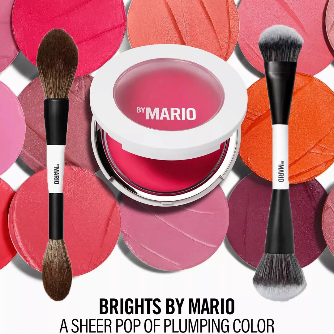 Mario Blush Single Color Matte Makeup Blushes Silky Matte Bronzer Setting Palette Cheek Contour Blush Facial Makeup Cosmetics