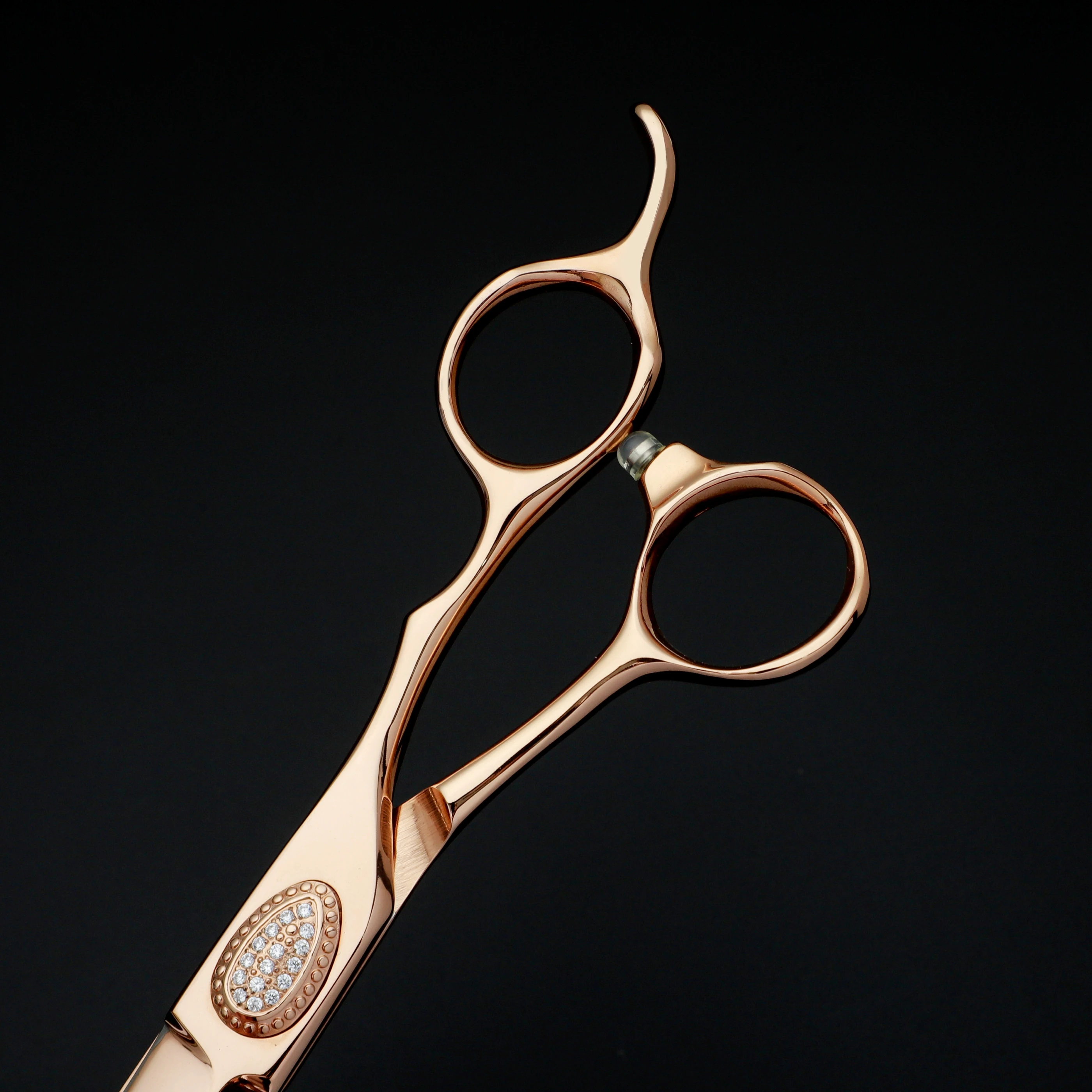 MURASAKI Professional Barber Scissors,6.0 Inch Contrary Tooth Hair Thinning Shears,High Quality Hitachi 440C Steel Barber Tools