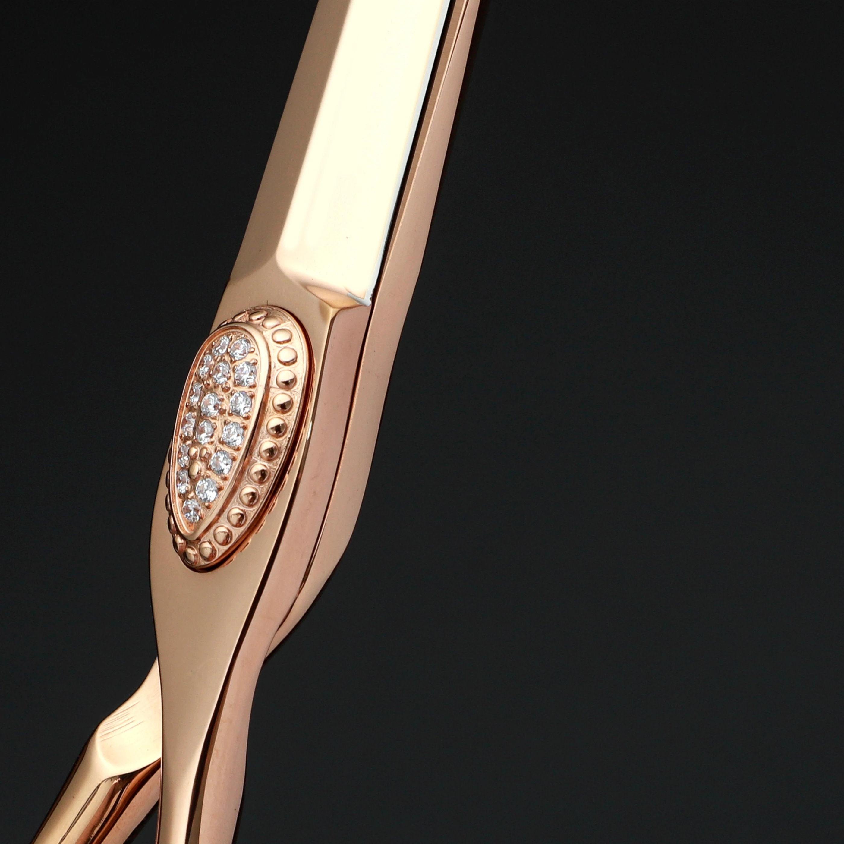 MURASAKI Professional Barber Scissors,6.0 Inch Contrary Tooth Hair Thinning Shears,High Quality Hitachi 440C Steel Barber Tools