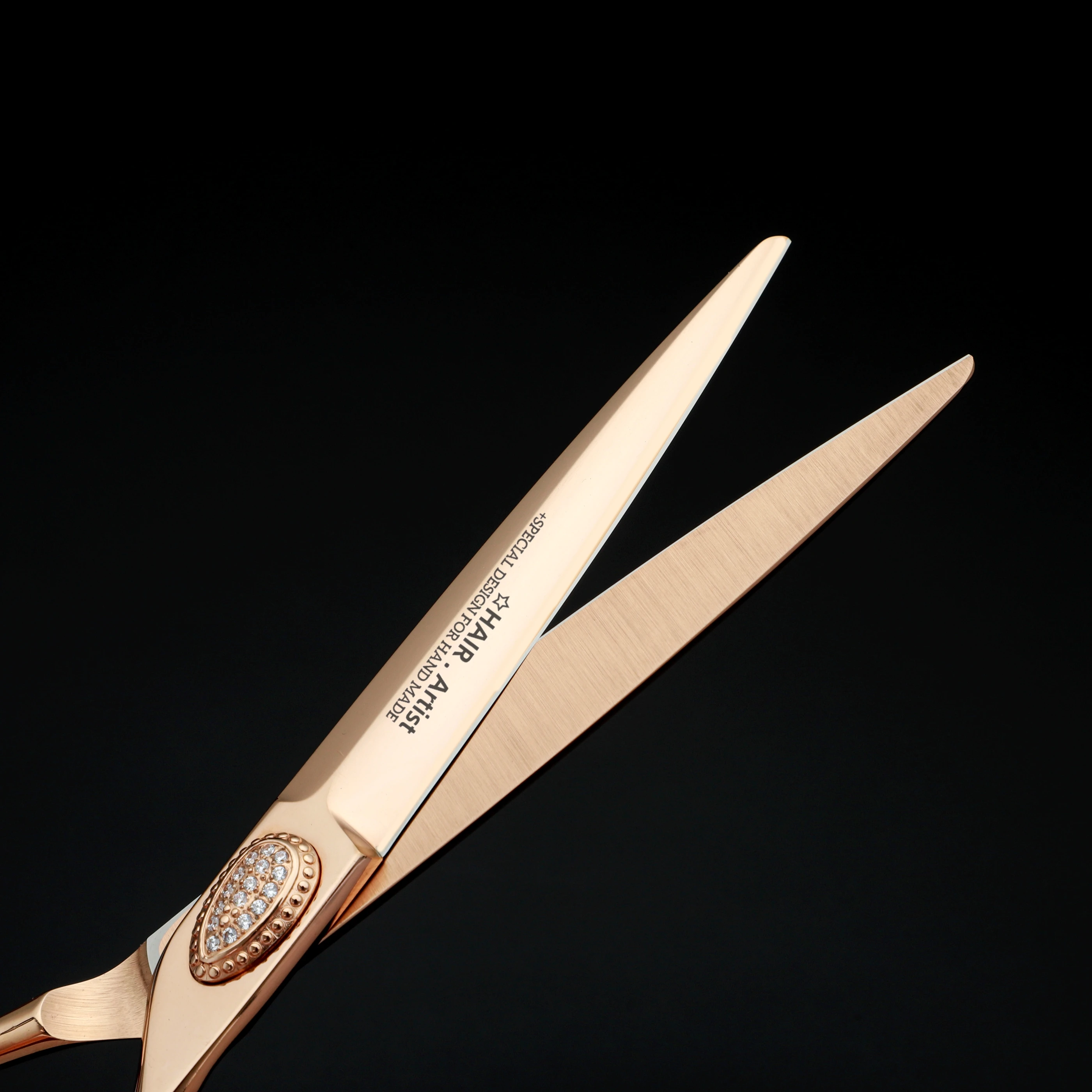 MURASAKI Professional Barber Scissors,6.0 Inch Contrary Tooth Hair Thinning Shears,High Quality Hitachi 440C Steel Barber Tools