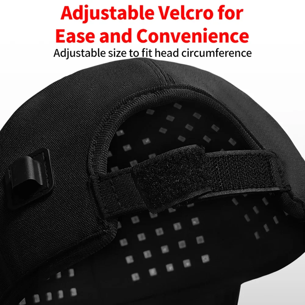 180Pcs Infrared LEDs 660nm&850nm Red Light Therapy Hair Growth Cap for Hair Regrowth Anti Hair Loss Relax Scalp Hair Care Hat