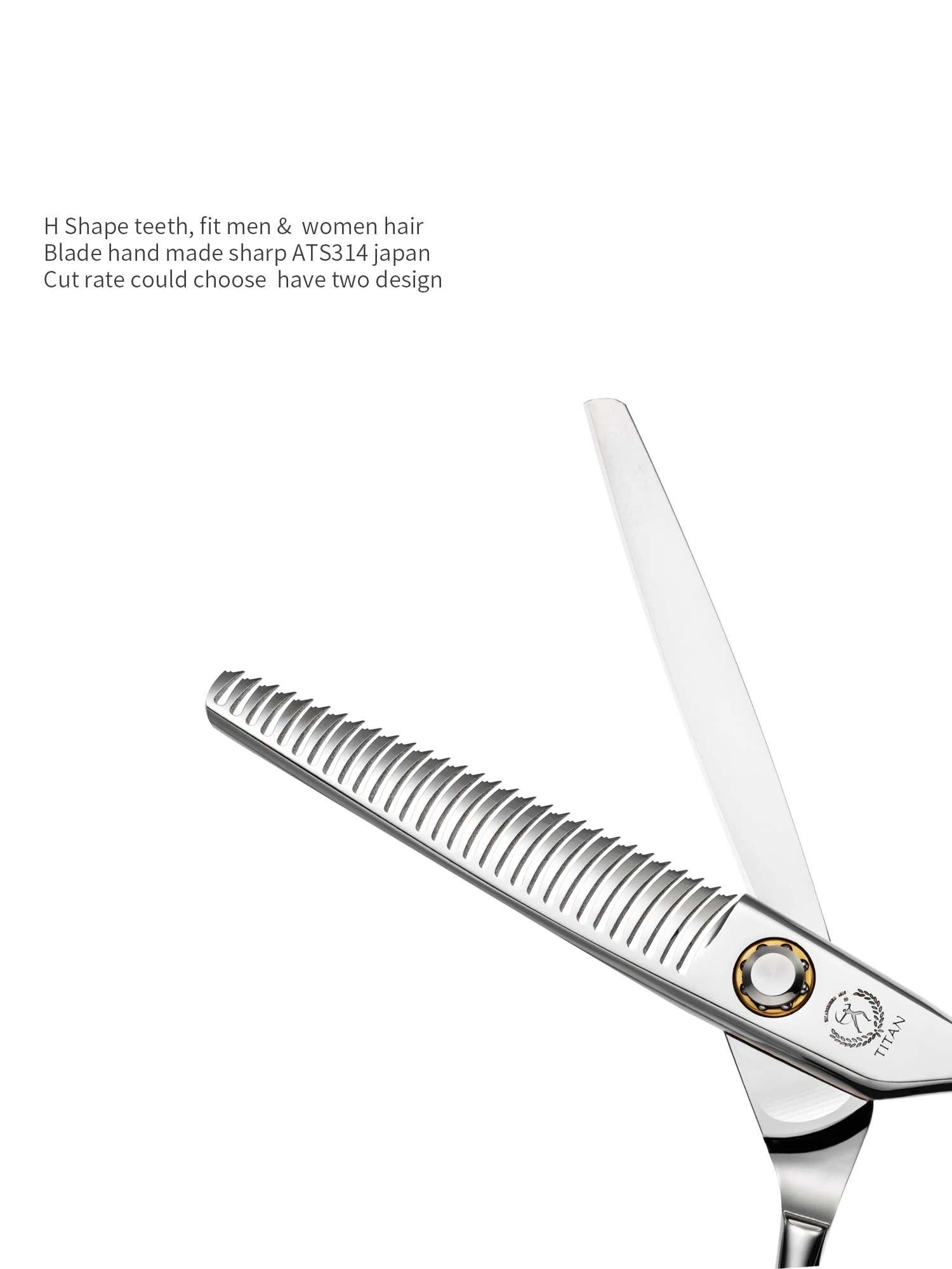 Titan Original Professional Salon Scissor Barber Cut Thinning Scissors 6.0 Inch ATS314 Stainless Steel