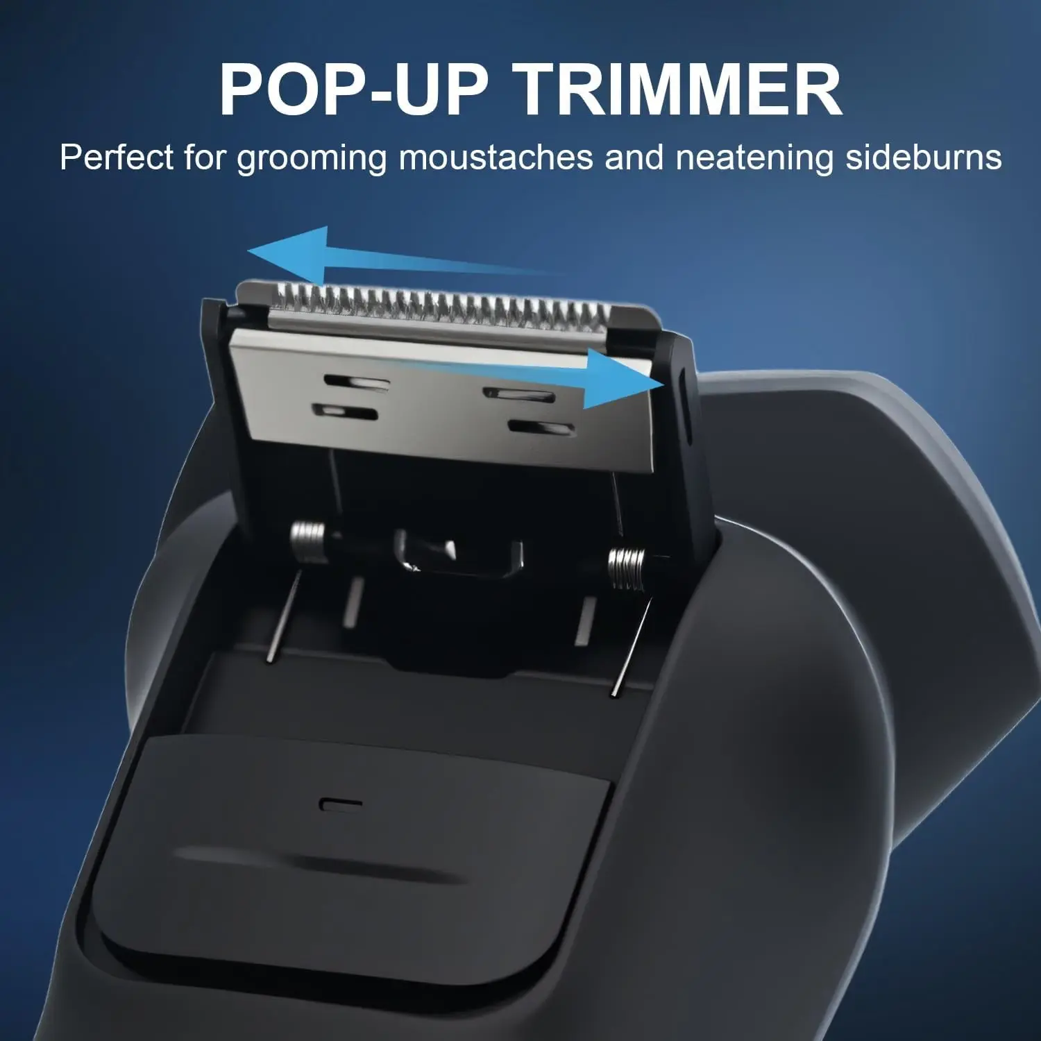 Electric Shaver for Men 150 Min Runtime Wet/Dry Electric Razor with Pop Up Trimmer IPX6 Waterproof Shaving Machine