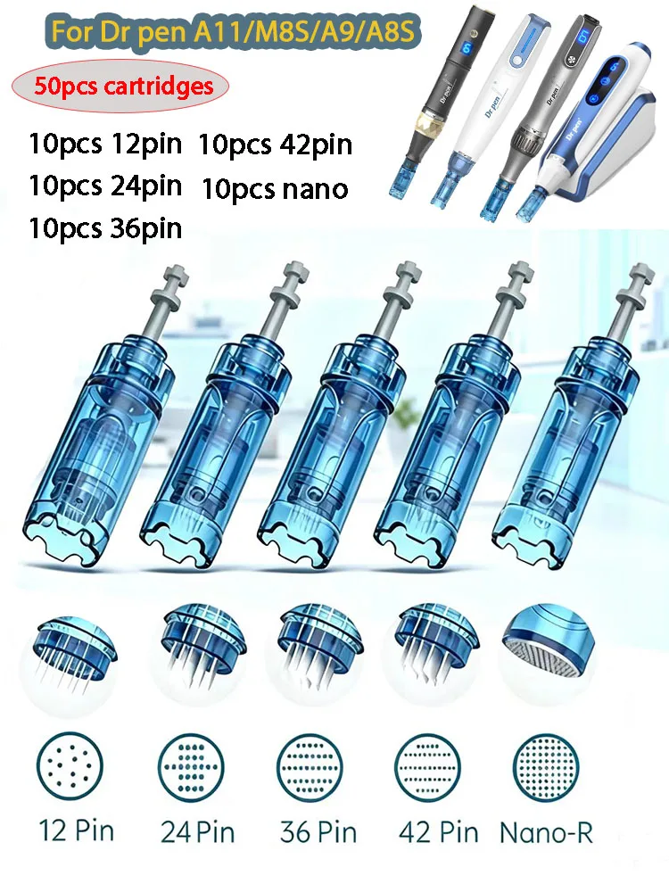 Dr Pen Ultima M8S-W With Needles gifts Wireless Professional MTS Derma Pen For BB Glow Beauty Salon Machine needle length 0.25mm
