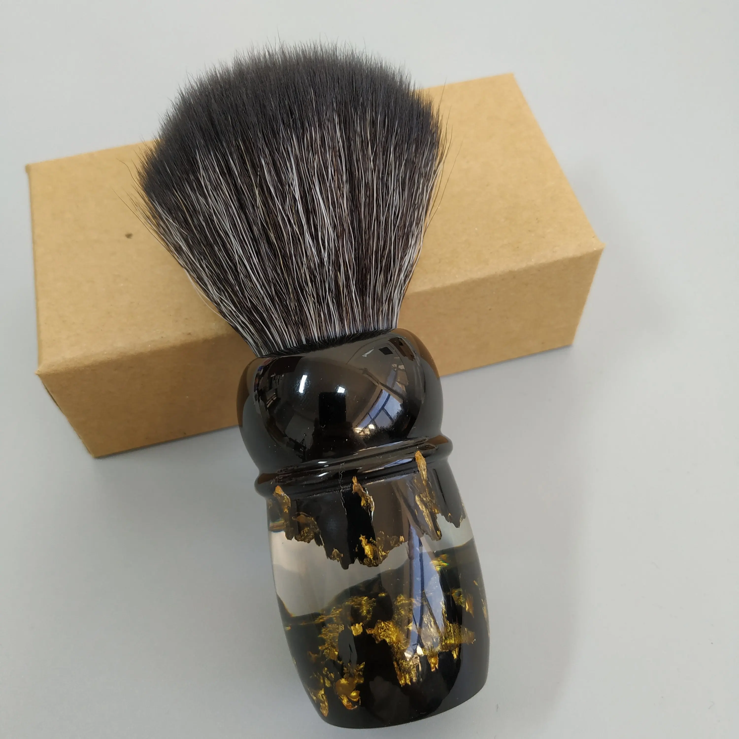 Dscosmetic Silent Hill QL8 Synthetic Hair Fan Shaving Brush for Man Wet Shaving