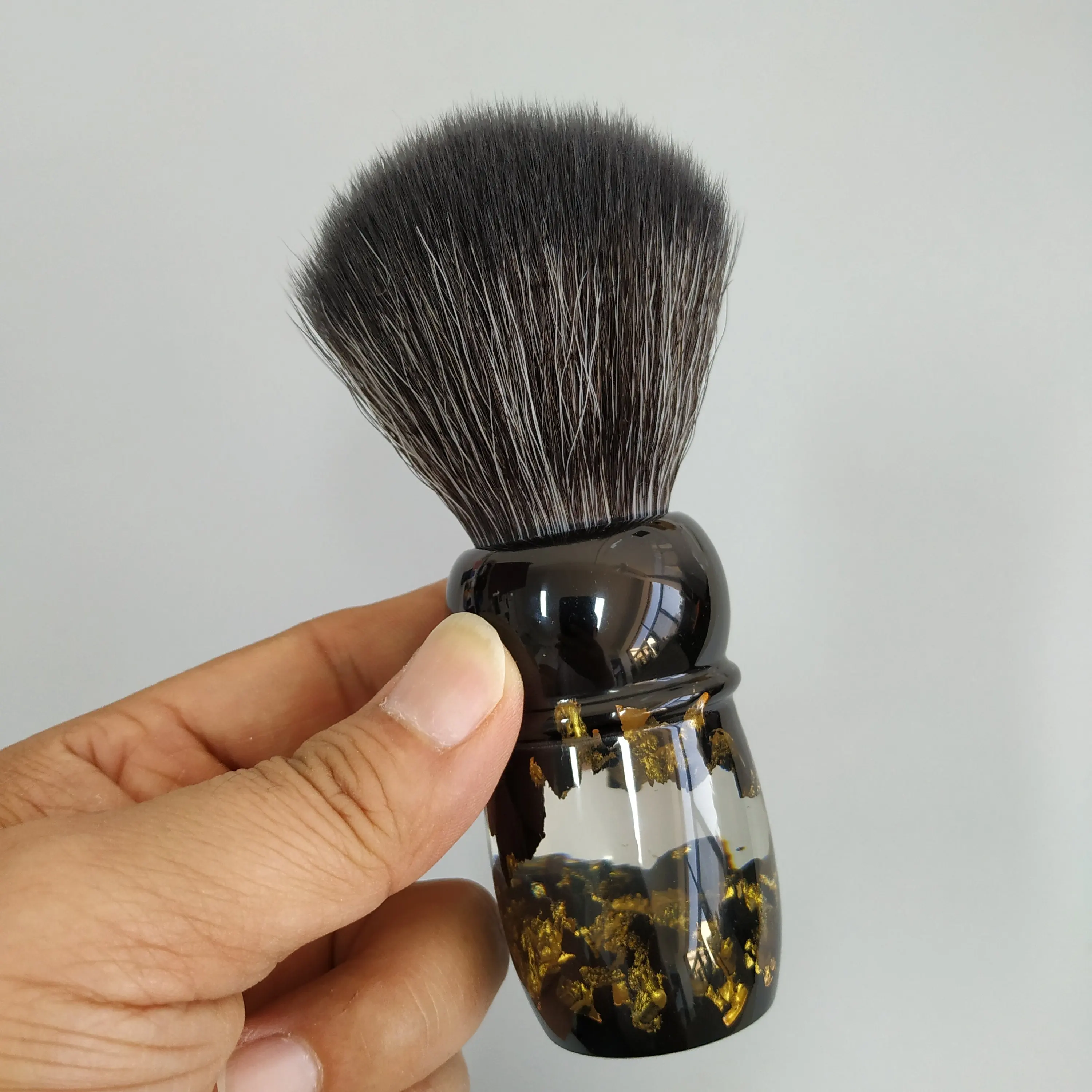 Dscosmetic Silent Hill QL8 Synthetic Hair Fan Shaving Brush for Man Wet Shaving