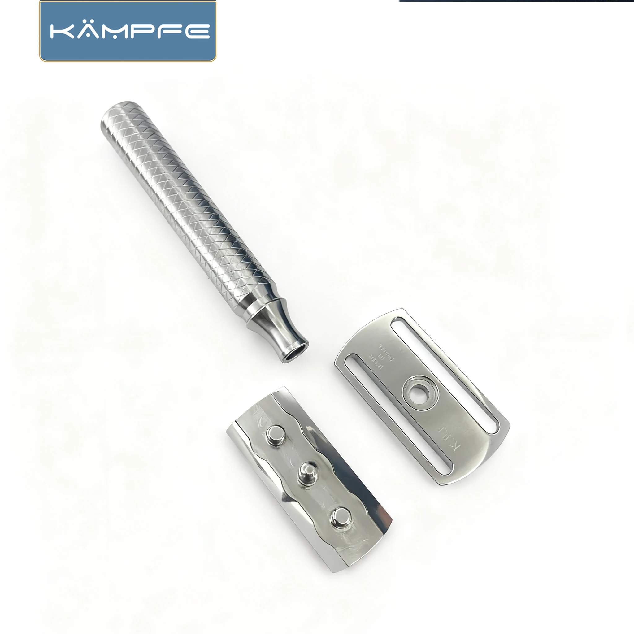 Kampfe Manual CNC Stainless Steel Polishing Double Edge Safety Razor Beard Shaver Father’s Day gift