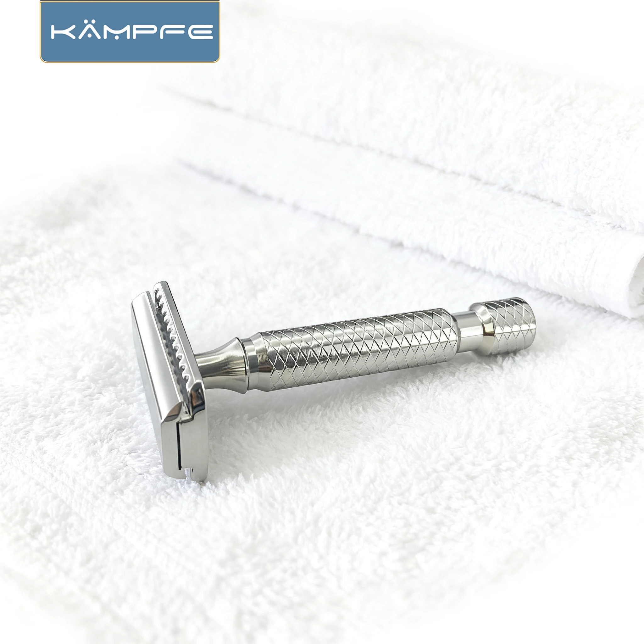 Kampfe Manual CNC Stainless Steel Polishing Double Edge Safety Razor Beard Shaver Father’s Day gift