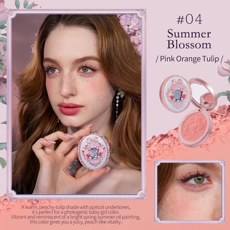 Flower Knows Midsummer Fairytales Collection Velvet Embossed Blush