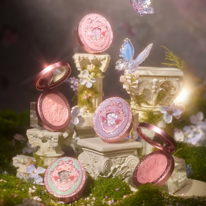 Flower Knows Midsummer Fairytales Collection Velvet Embossed Blush