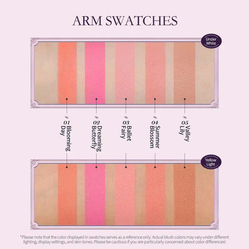 Flower Knows Midsummer Fairytales Collection Velvet Embossed Blush