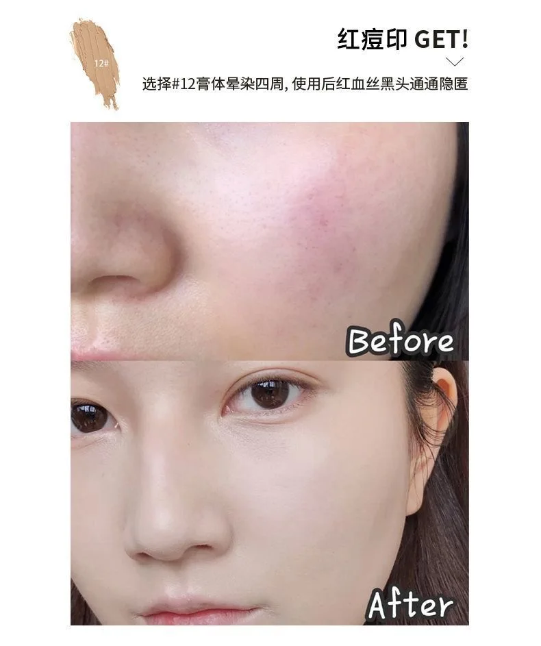 MALU WUILZ Concealer Palette Cream Texture Covers Acne Marks Dark Circles Multifunction Face Makeup Lasting Brighten Cosmetics