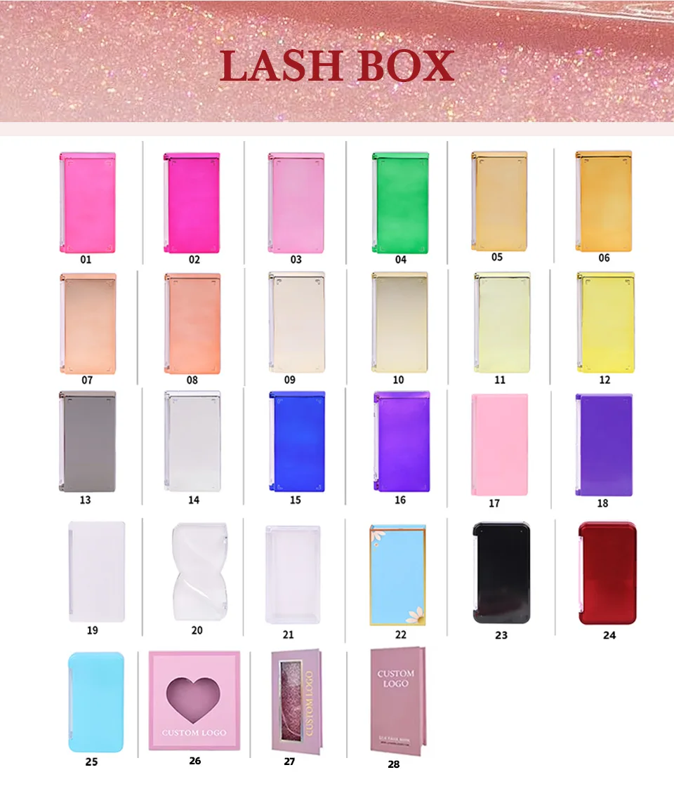 AGUUD 10 Cases Lashes Wholesale Individual Eyelash Extensions Supplies B Curl Russian Volume Lash 0.03-0.20mm Classic False Lash