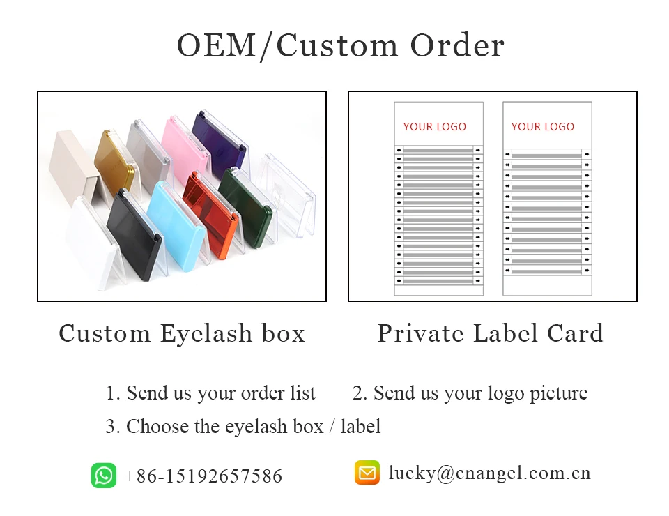 AGUUD 10 Cases Lashes Wholesale Individual Eyelash Extensions Supplies B Curl Russian Volume Lash 0.03-0.20mm Classic False Lash