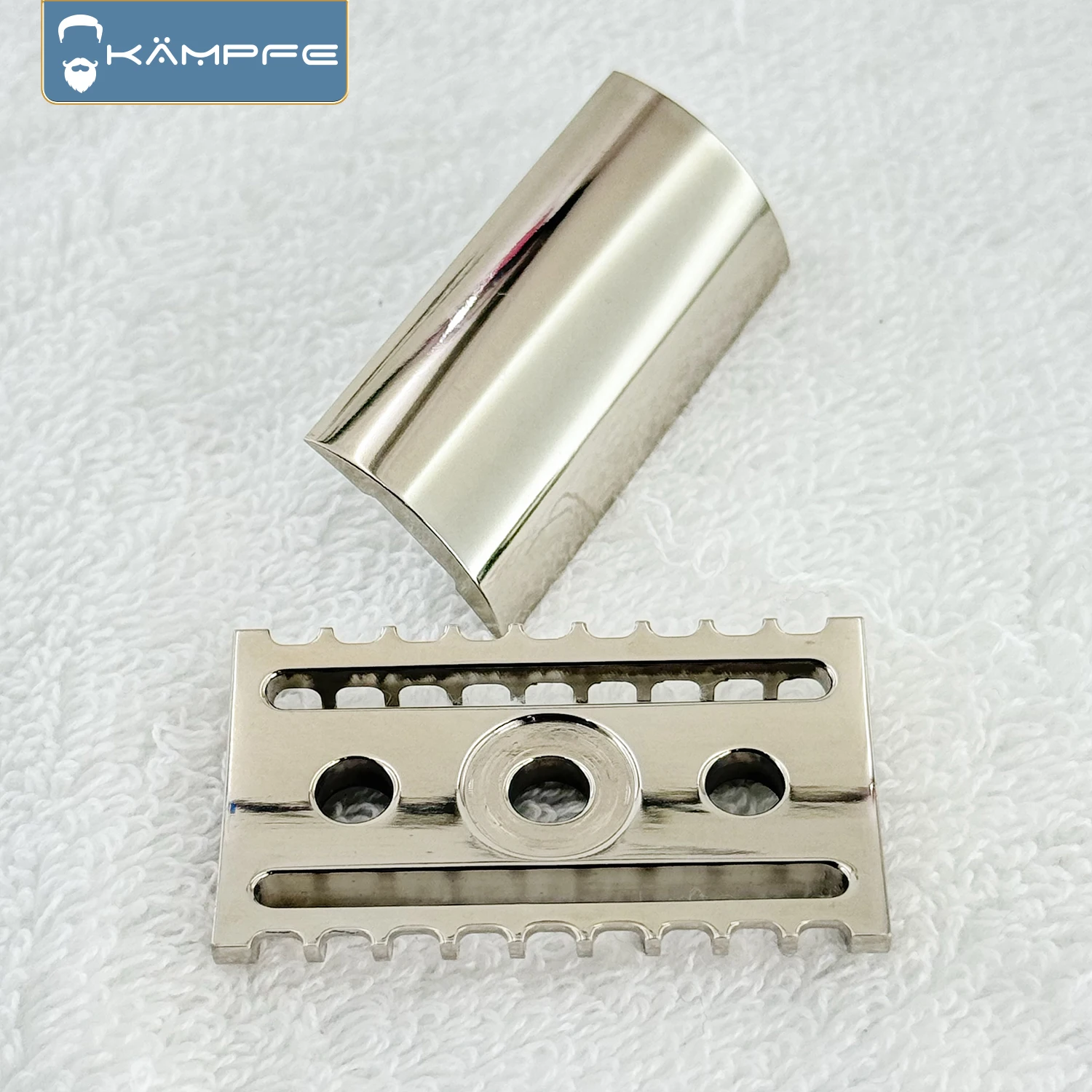 KAMPFE Titanium Alloy Safety Shaver Head CNC Milling Men's Razor Gift