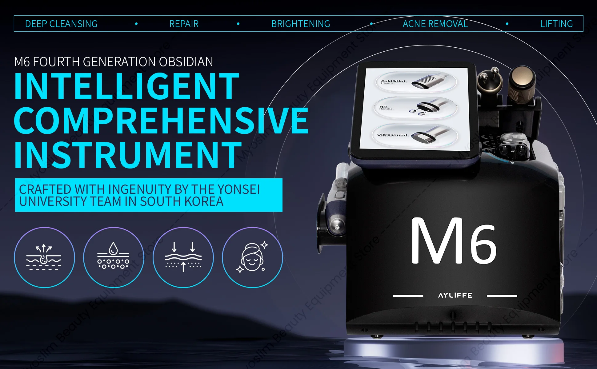 NEW M6 Hydri Facial Skin Management Machine Hydradermabrasion Deep Cleansing Face Lifting Professional Beauty Salon Equipment