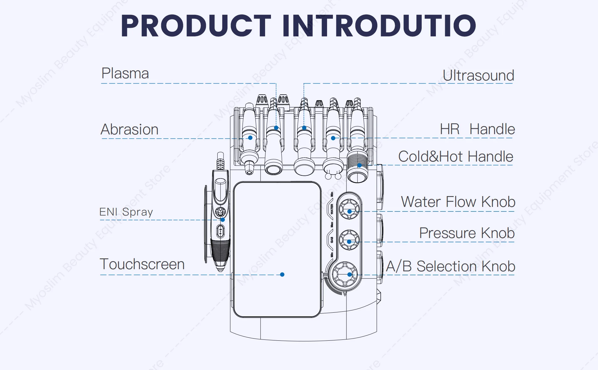 NEW M6 Hydri Facial Skin Management Machine Hydradermabrasion Deep Cleansing Face Lifting Professional Beauty Salon Equipment