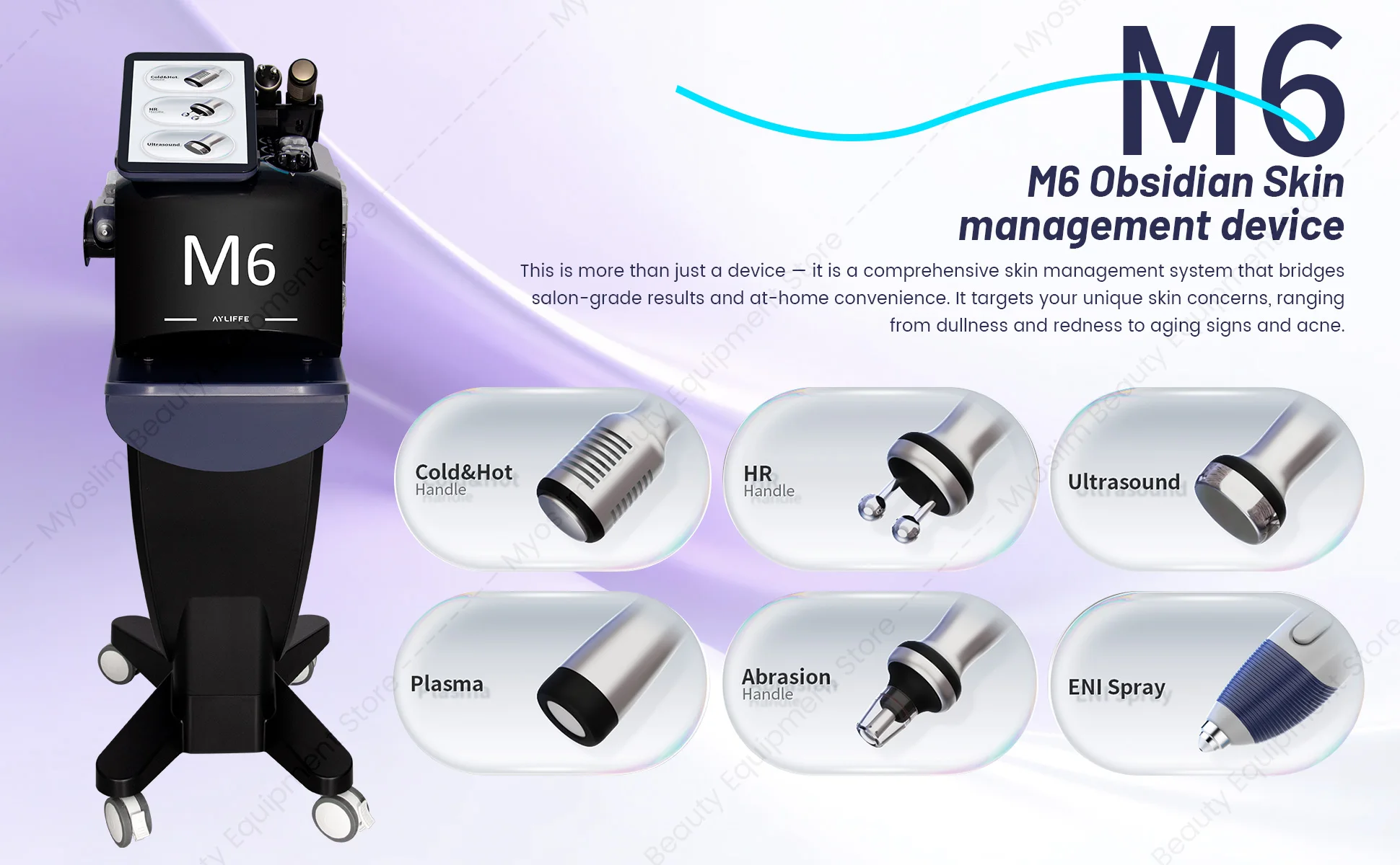 NEW M6 Hydri Facial Skin Management Machine Hydradermabrasion Deep Cleansing Face Lifting Professional Beauty Salon Equipment