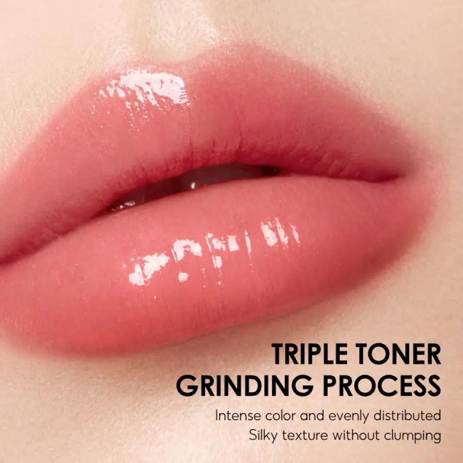 CARSLAN 2pcs/set Tinted Lip Glow Serum Essential oil Moisturizing Lip Glaze Plumper Mirror Water Lip Gloss Lipstick Cosmetics